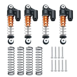 Premium Aluminum Alloy Shock Absorber Damper for 1/24 RC Car Truck Upgrade Parts Accessories (31mm - B Black Gold)