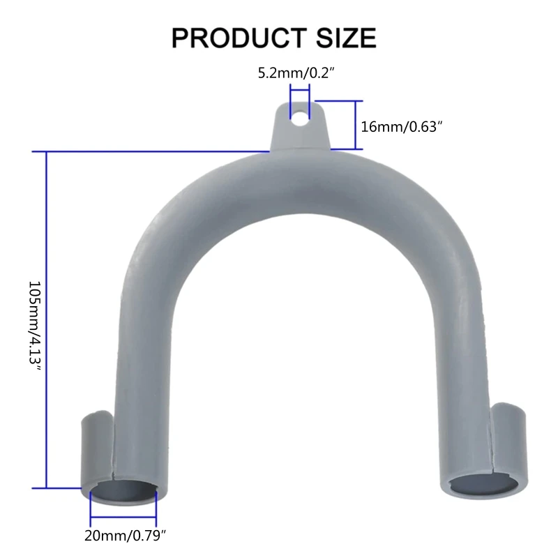 Universal U Shape Drain Hose Guide Assembly Fits All Drain Hose Washing Machine Discharge Hose Clip Hose Holder images - 6