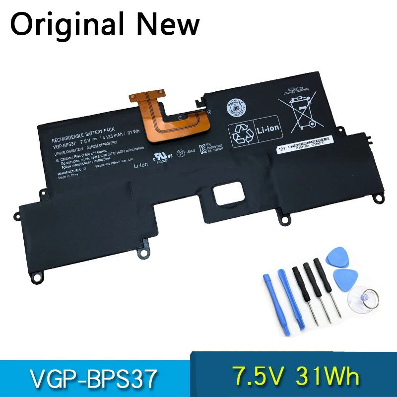 Original VGP-BPS37 BPS37 Laptop Battery For SONY VAIO Pro 11 SVP11 SVP11214CXB SVP11227SCB SVP11216CW Ultrabook 7.5V 31Wh | Компьютеры и
