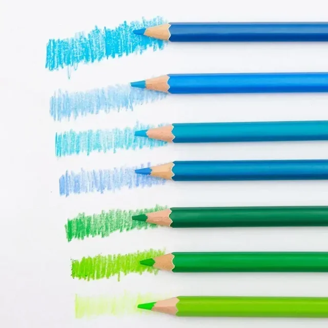 Set di matite colorate da 50/72 pezzi con custodia arrotolabile in tela: perfetto per colorare, disegnare, schizzi e creare studenti adulti 5
