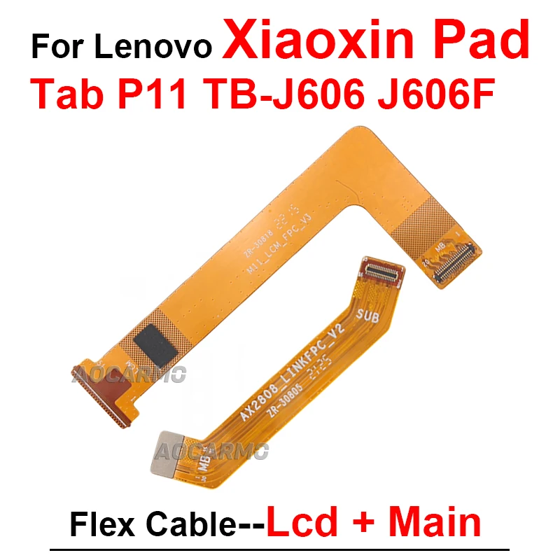 Per Lenovo Tab P11 TB-J606F J606 Pulsante Di Accensione Interruttore On Off Chiave Nastro Flex Tasti Di Scelta Rapida Cavo Flessibile - Foto 8