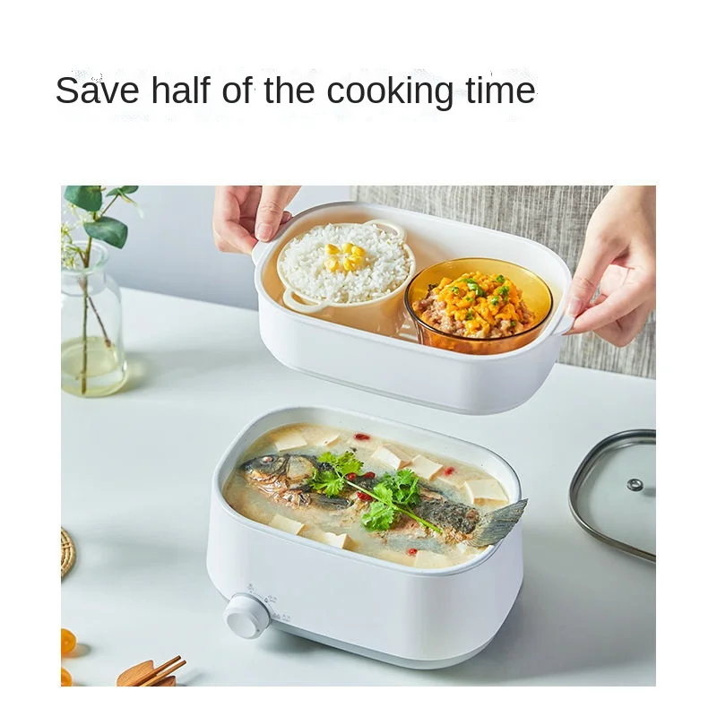 

Multi-functional household 1.8L small safe electric hot pot work student dormitory