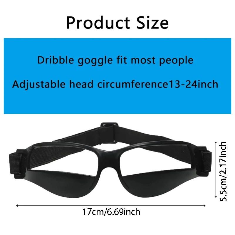Dribble Spectacles Basketball Training Aid Eyewear Heads Up Dribbling Glasses Training Glasses Basketball Team Supplies