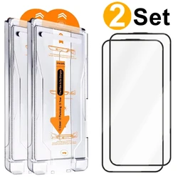 Premium Tempered Glass Screen Protector - Easy Install, Anti - Scratch & Bubble - Free Protective Film - iPhone 17 Pro Max (2 Set)