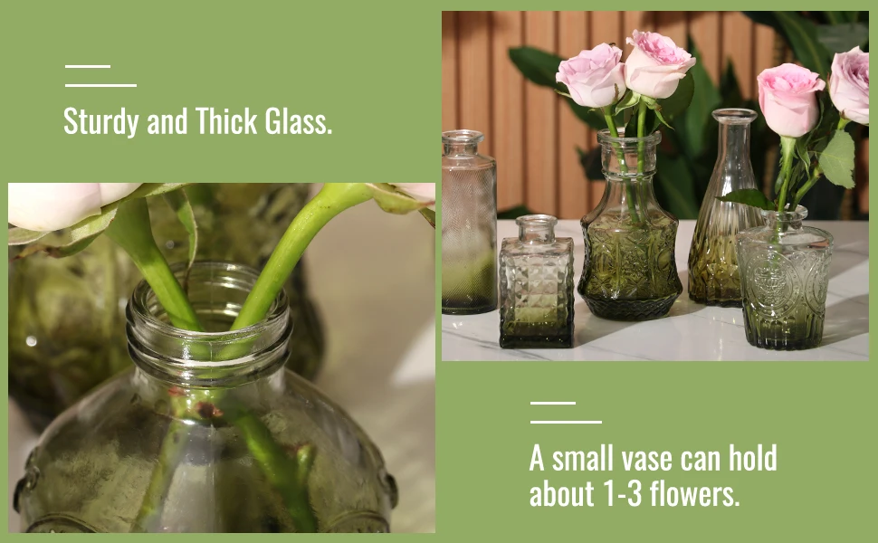 Glass Bud Vase in Bulk