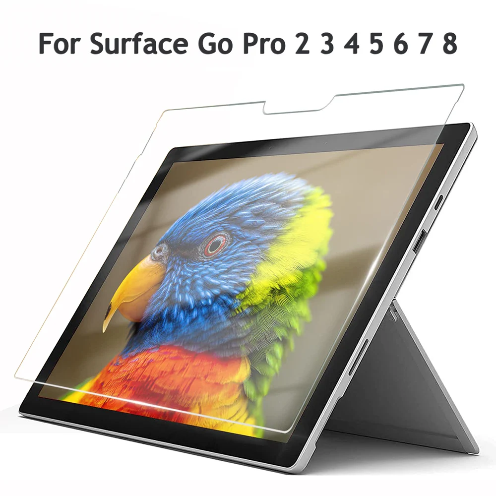 Tempered glass for microsoft surface go pro 2 3 4 5 6 7 8 x 10 5 12 4