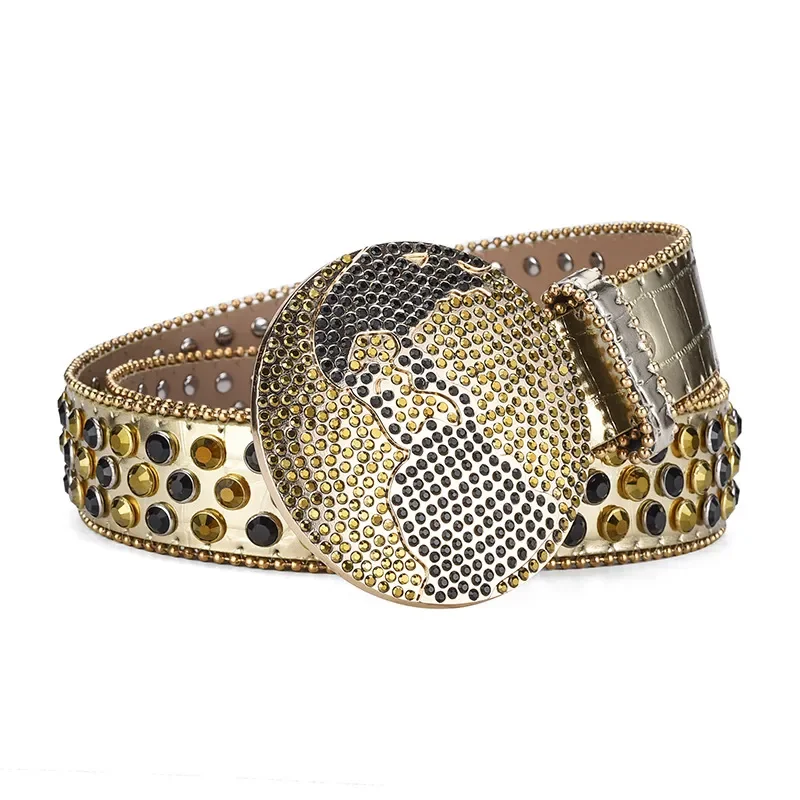Sparkly Rhinestone Belt for Women & Men