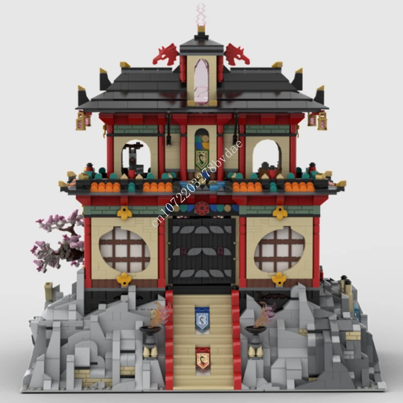 

3854 шт., Детский конструктор MOC Dragon крепость реборн