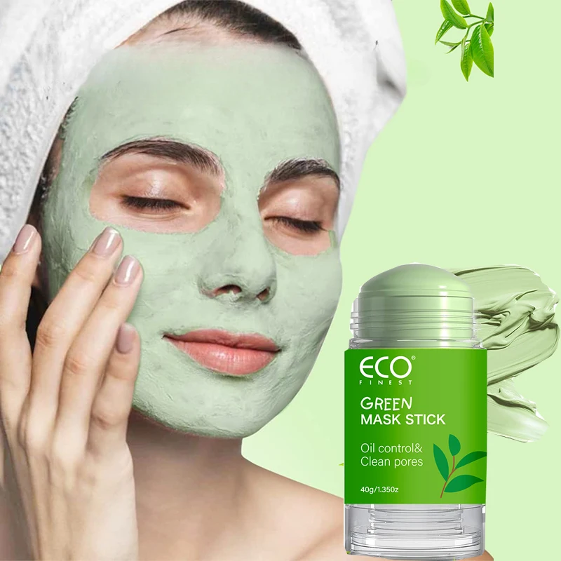 facial warming massager clay scraping cup ceramic moxa stick burner moxibustion therapy hot compress acupoint meridian massa Green Tea Clay Mask Stick Hydrating Moisturizing Clean pores and control oil Skin Herbal Application Solid Mask Facial Skin care