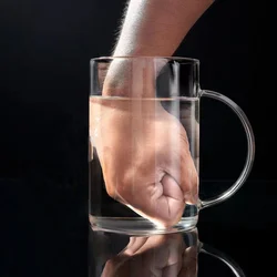 1L Heat - Resistant Glass Mug with Handle and Lid - Large Capacity for Home, Office, and Travel (B)