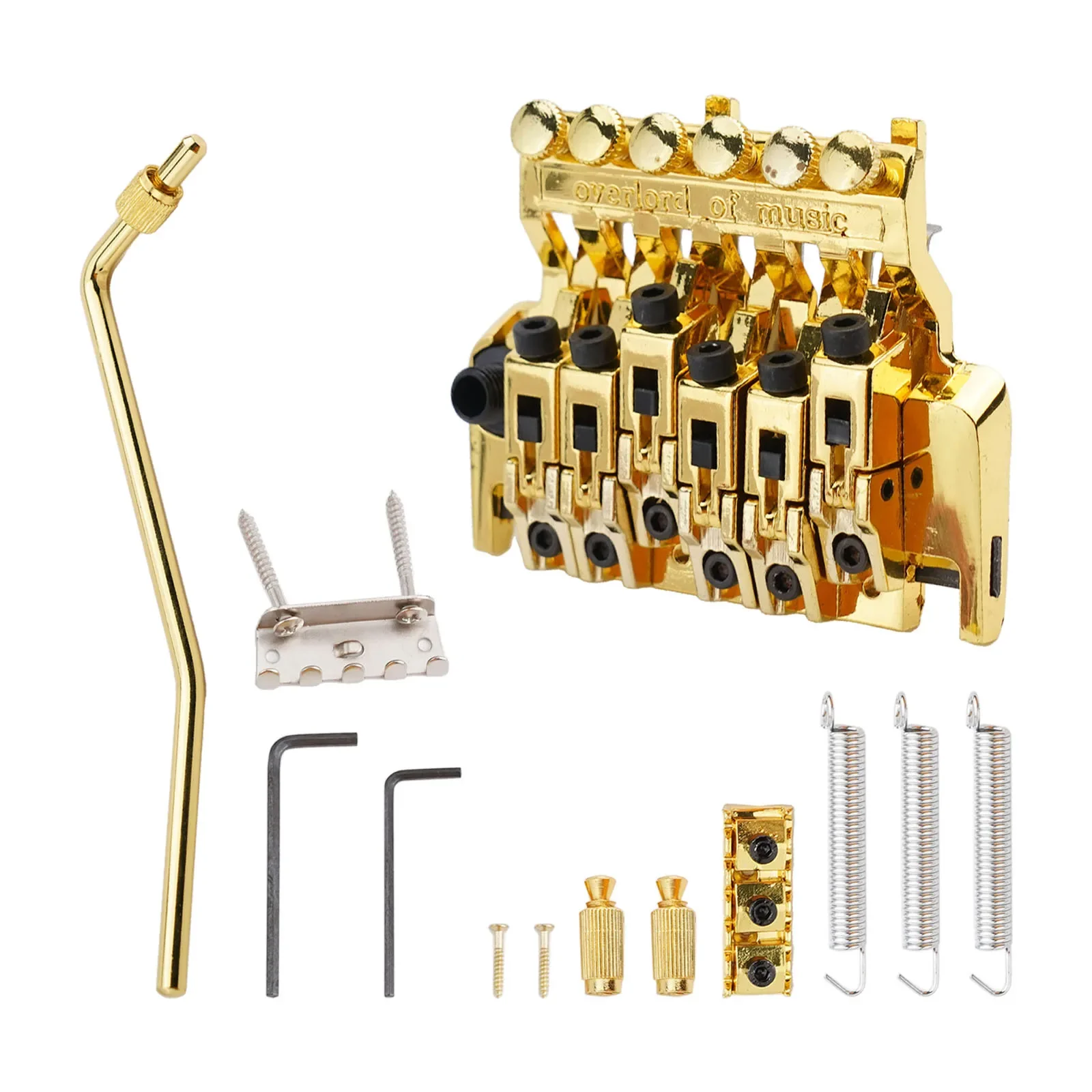 Ibanez-Compatible 91.2x70mm Tremolo System With Locking Nut Bridge