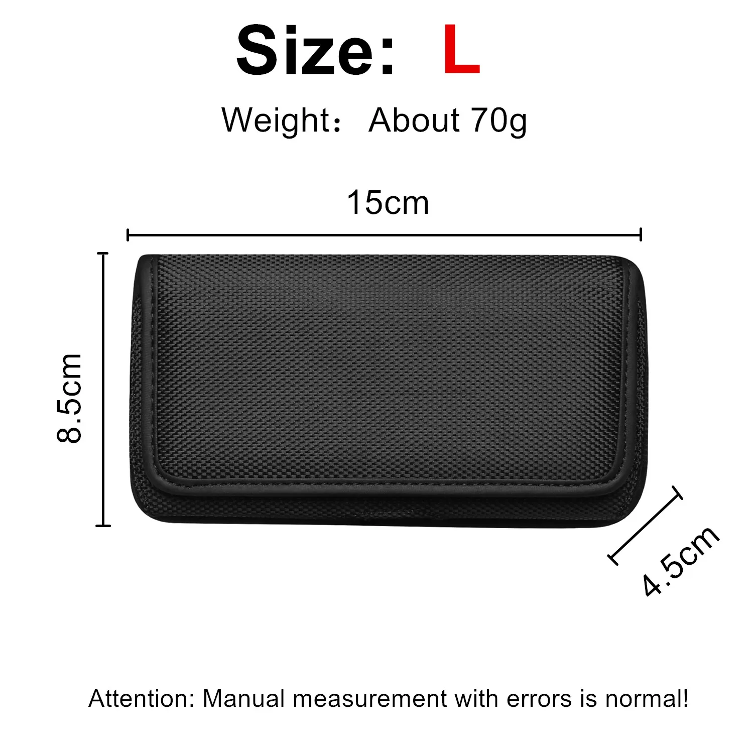 Sleek Oxford Cloth Waist Bag with Clip and Leather Accents