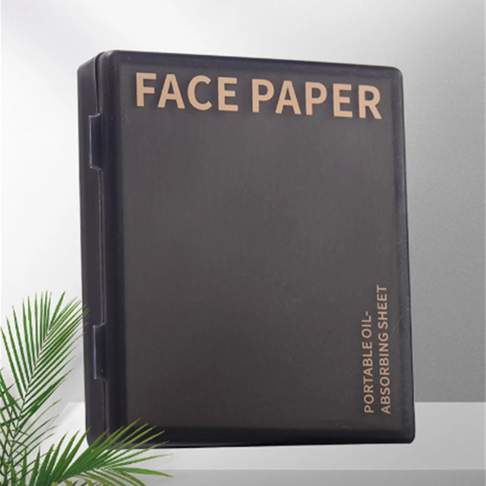 Bamboo Charcoal Refreshing Oil Absorbing Paper Convenient Facial Oil Blotting Paper Facial Absorbing Storage Absorption