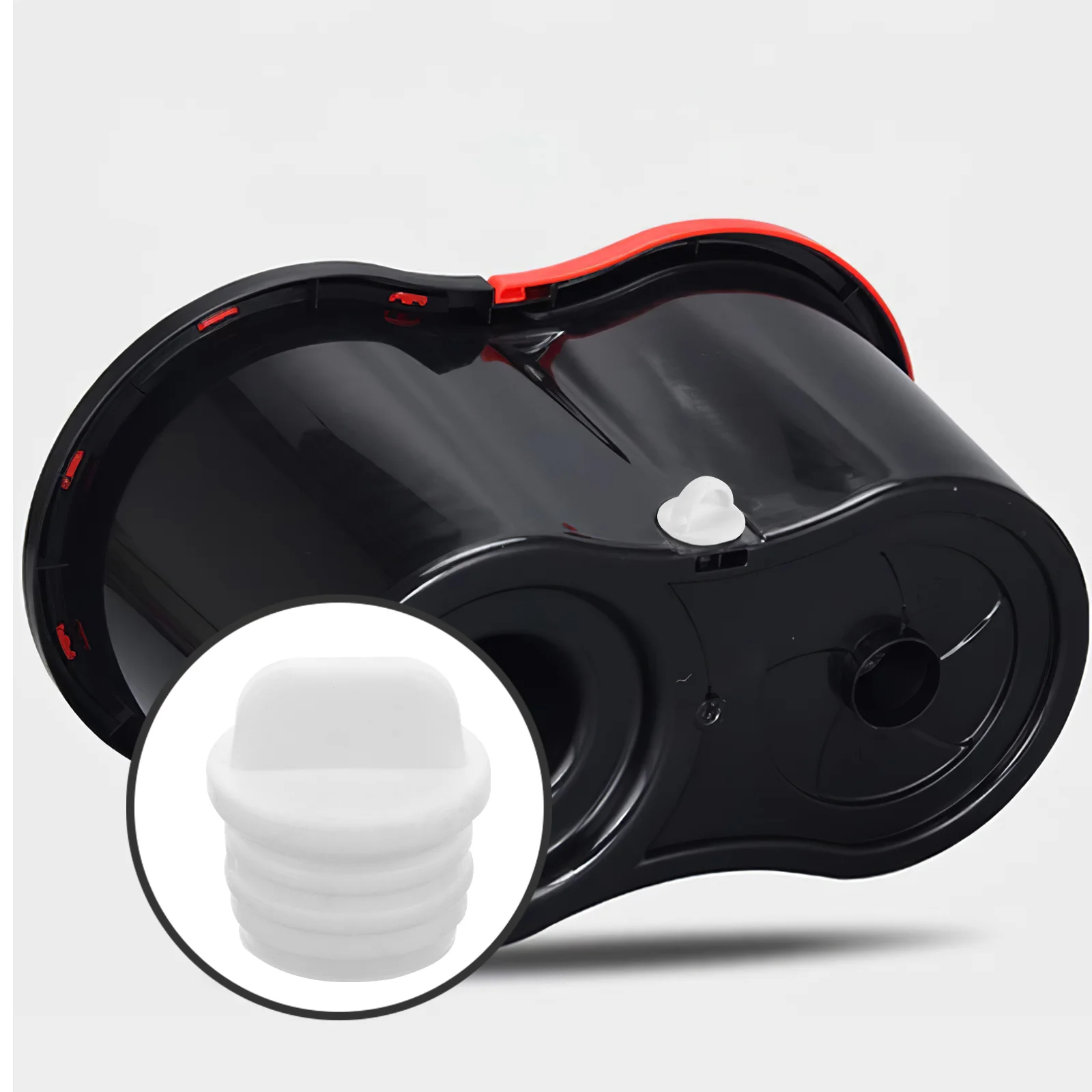 

2 Pcs Mop Drain Basket Stopper Bucket Replacement Plug Rubber Snug Plugs Outlets Sealing Small Stoppers Supply