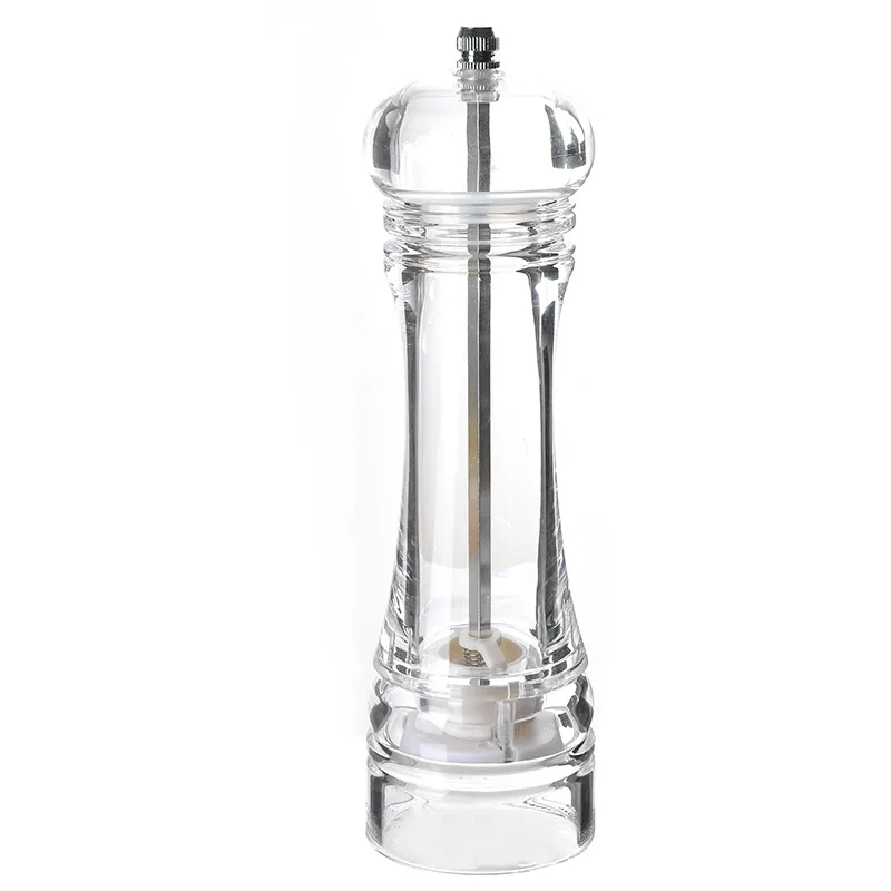 Pepper Grinder Acrylic Salt and Pepper Shakers Adjustable Coarseness by Ceramic Rotor kitchen accessories