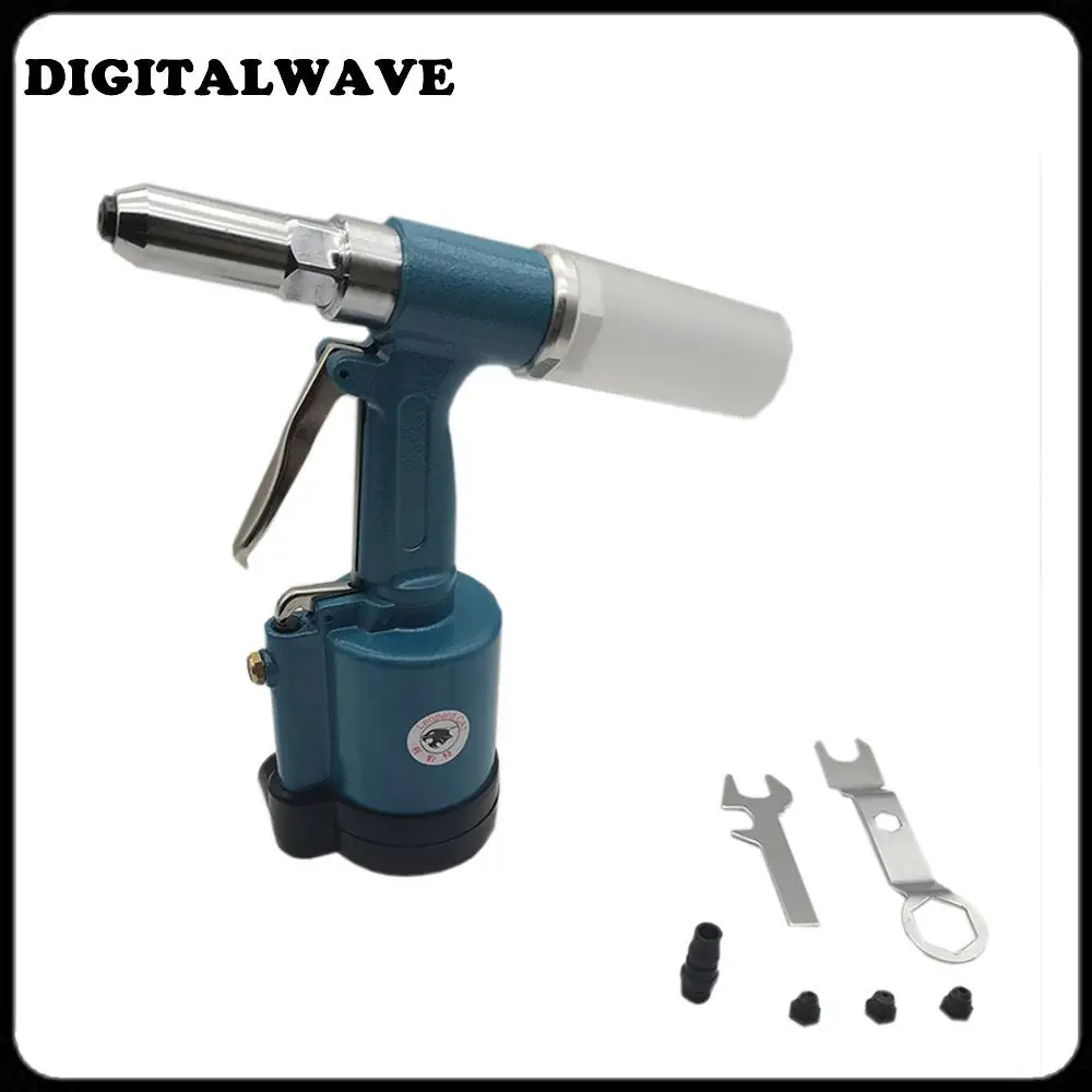 Pneumatic Three-jaw Air Riveter Heavy Duty Pneumatic Riveting Gun 2.4/3.2/4.0/4.8 Capacity Industrial Nail Riveting Tool rivet gun