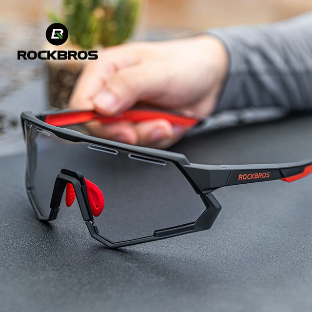 ROCKBROS Polarized Cycling Glasses Photochromic Glasses Men Sports