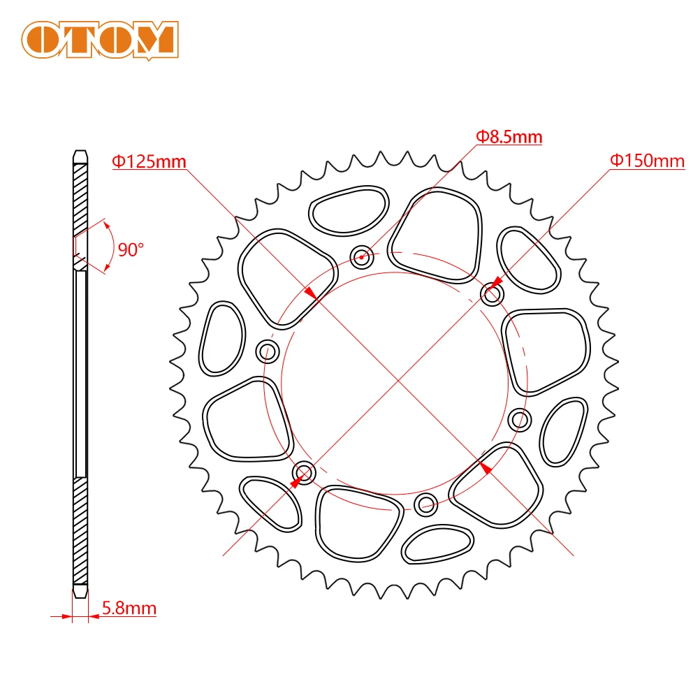 Alumínio para KTM SX SXF XC XCF