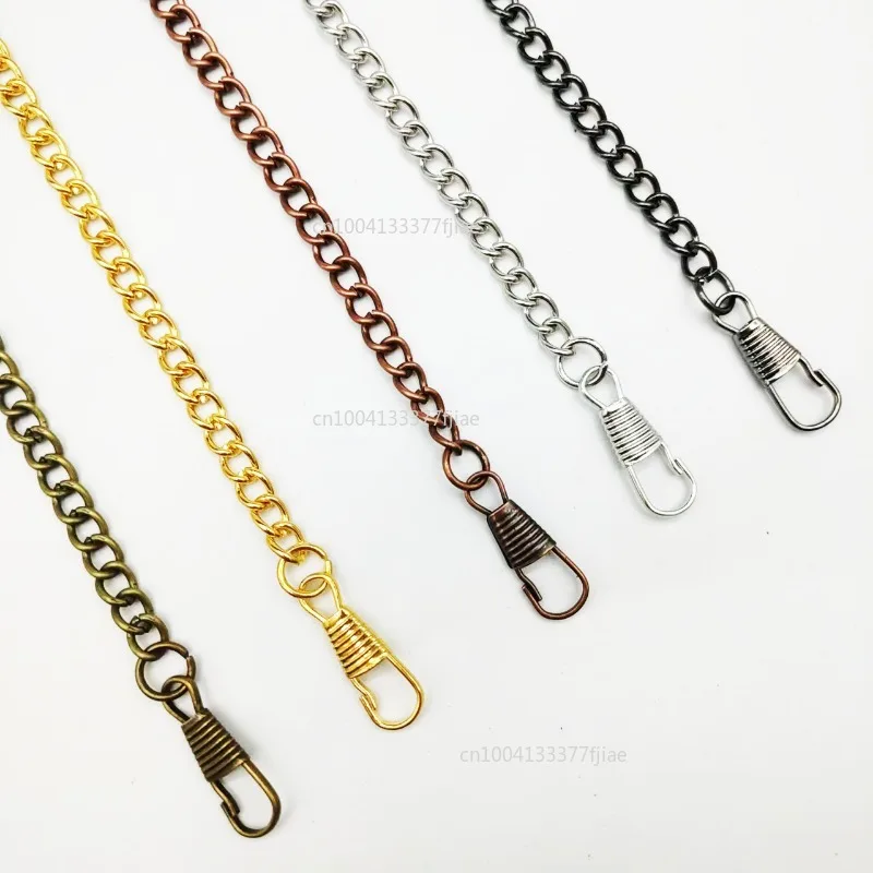 37cm New Golden Silvery Aluminum Chain Metal Chain Handle Replacement for Jewelry Making Findings Bag Chains Strap
