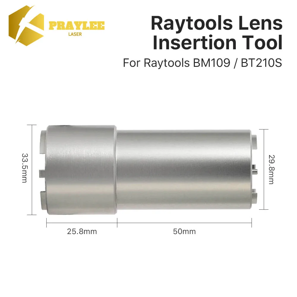 Praylee Raytools Laser Lens Insertion Tool for Focusing & Collimating Lens on BT210S BT240S BM111 BM109 BM114 Laser Cutting head