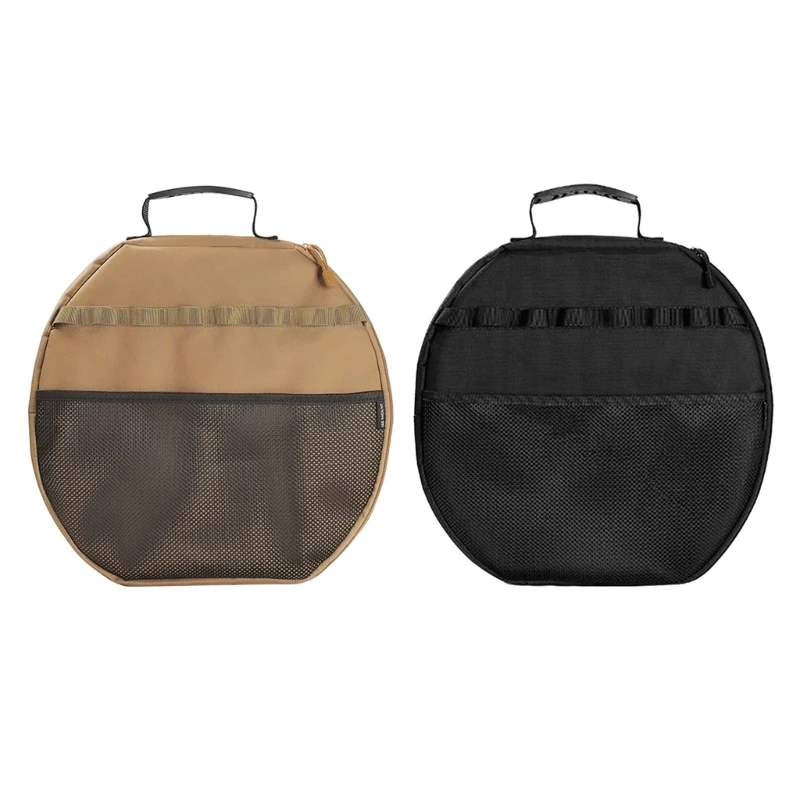 

F1FD Large Capacity Grilling Pan Grill Plate Carry Bag Camping Cookware Bag