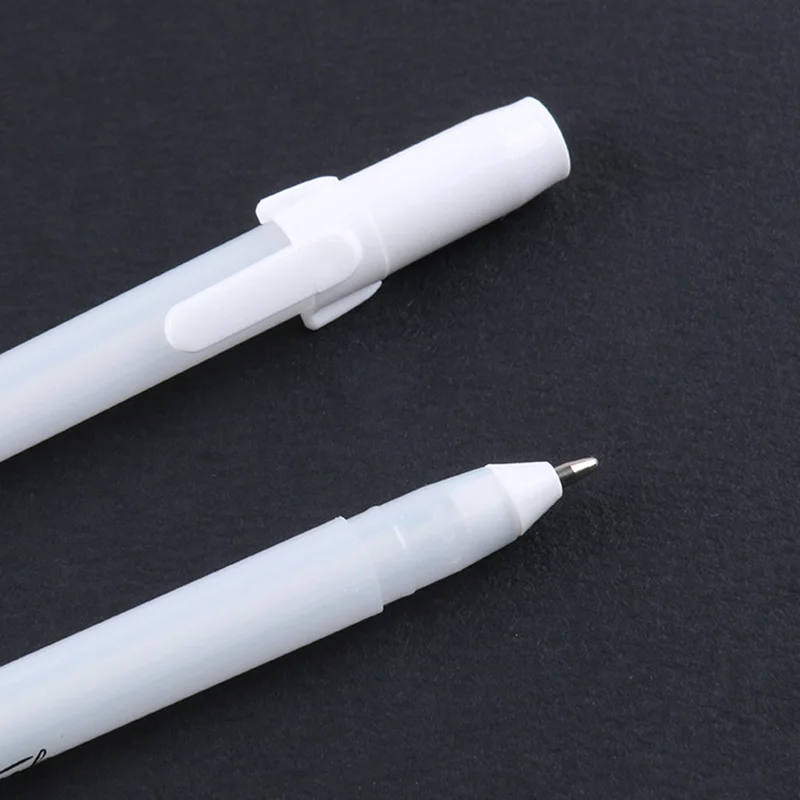 Highlighter White Art Painting Pen Creative Design Hook Line Liquid Chalk Paint Markers School Stationery Writing Supplies 3Pcs white marker pens highlighter pen marker pens permanent markers paint marker pen markers pen art markers paint pen art marker pen