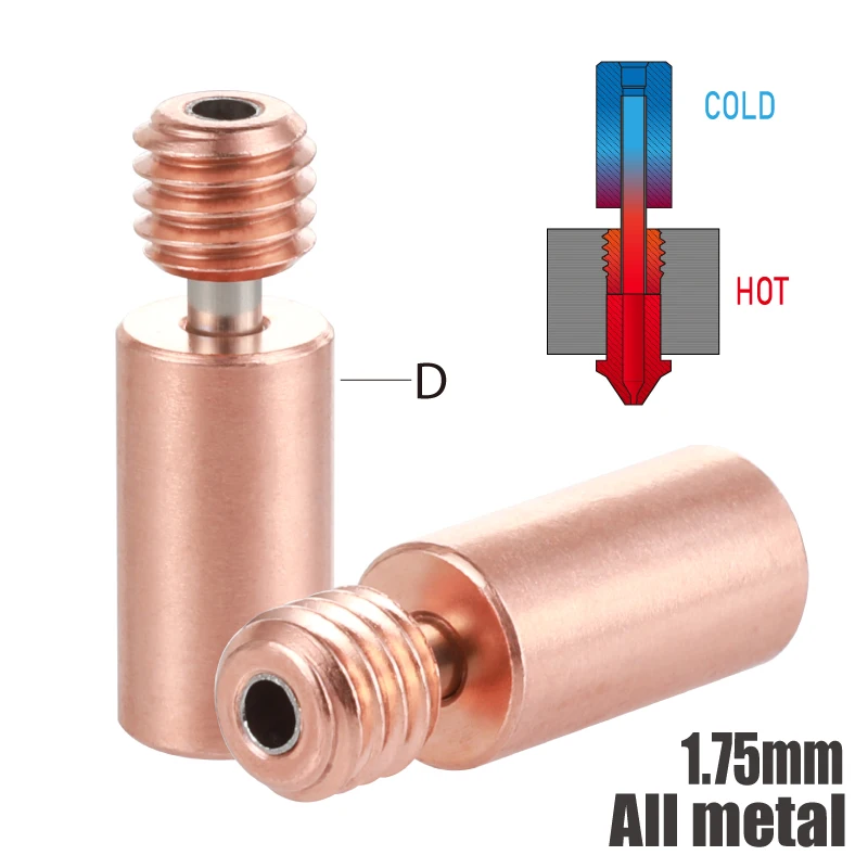 Mellow-extrusora Dupla para Impressora 3d Bico em para Quebra de Calor Ciclope e Quimera Hotend - Imagem 4