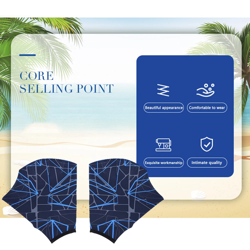 Guanti Palmati Per Nuoto - Con Cinturino, Per Fitness Acquatico E Allenamento - Foto 10