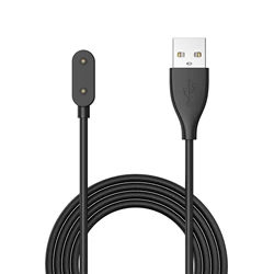 Universal Wireless Charger Cable Station for Smartwatches - USB Charging Adapter Dock (Black)