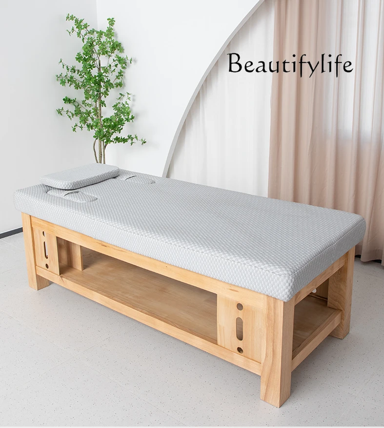 

Solid Wood Massage Massage Bed for Beauty Use Body Shaping Physiotherapy Bed