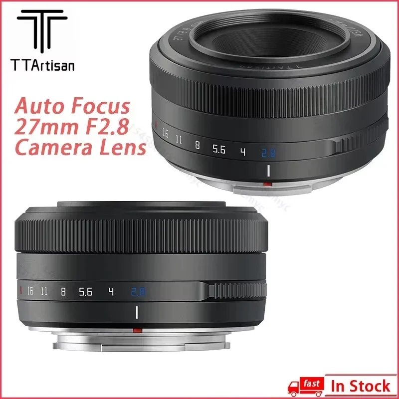 TTArtisan オートフォーカス 27 ミリメートル F2.8 カメラレンズ富士