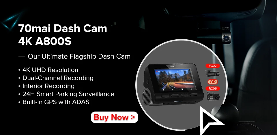 70mai Dash Cam Omni X200 360° Full View Built-in GPS ADAS Night Owl Vision  Car DVR 24H Parking Monitior eMMC Storage AI Motion