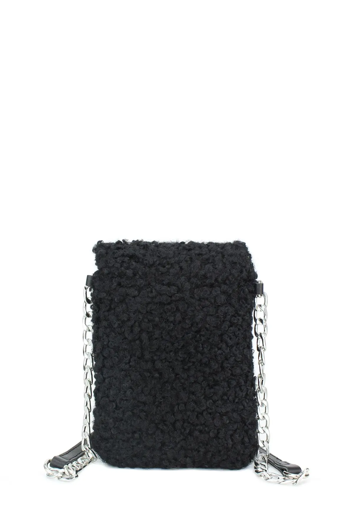 Women's Plush Shoulder Strap Mobile Phone Bag