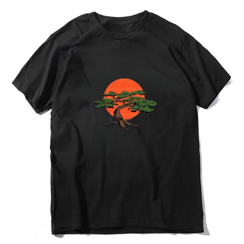 

Fun martial arts from Karate retro cool printed patterns Fashion Street wear casual trend summer men women universal T-shirt