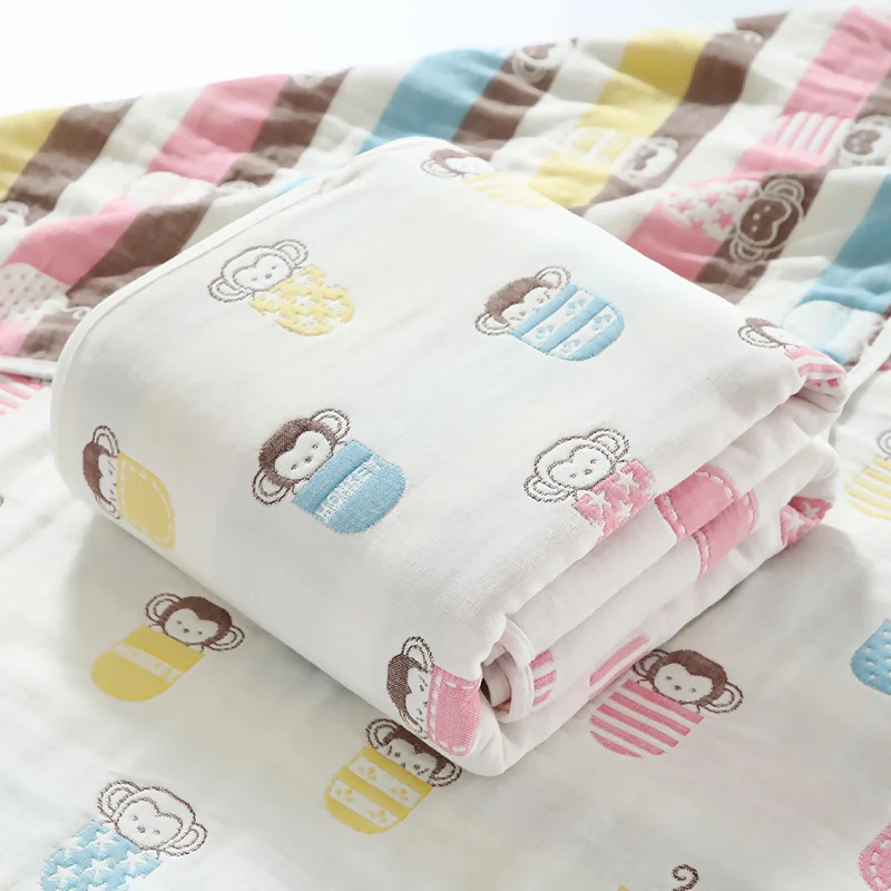 Soft Muslin Newborn Baby Blanket 6