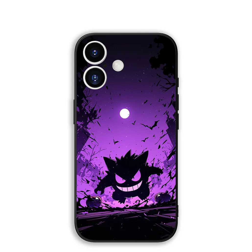 Cute P-Pokemons Gengar & P-Pikachus Phone Case Cover