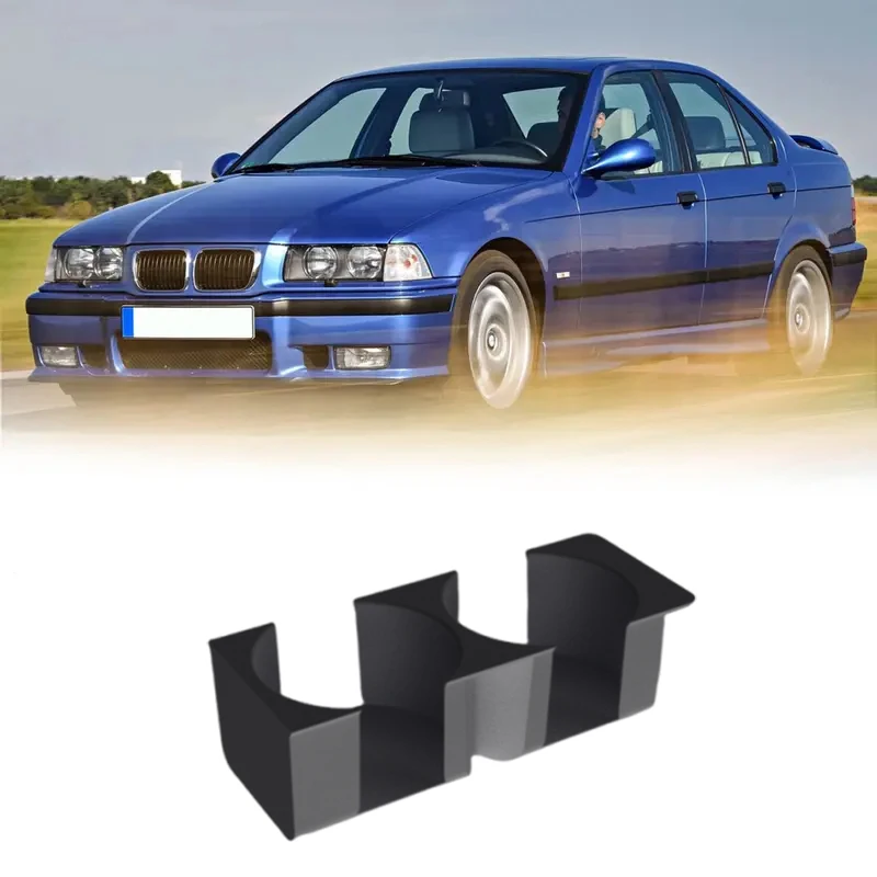 BMW E36 센터 콘솔용 1PCS 더블 카 컵 홀더, 듀얼 음료 커피 컵 홀더, 안정적이고 내구성 있는 자동차 액세서리