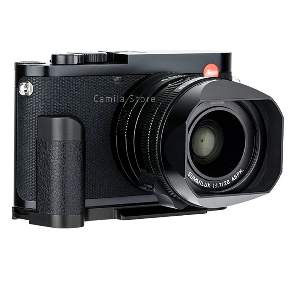 Suporte l para Câmera Leica q2 Placa de Liberação Rápida Aperto de Mão l Arca-swiss Rrs Kirk qr com Pele de Couro Novo 2023