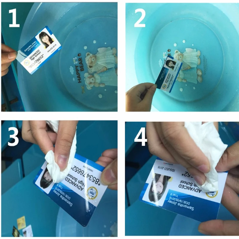 Branco Inkjet Imprimível Cartão de Plástico Cr80 branco inkjet imprimivel cartao de plastico cr80 01