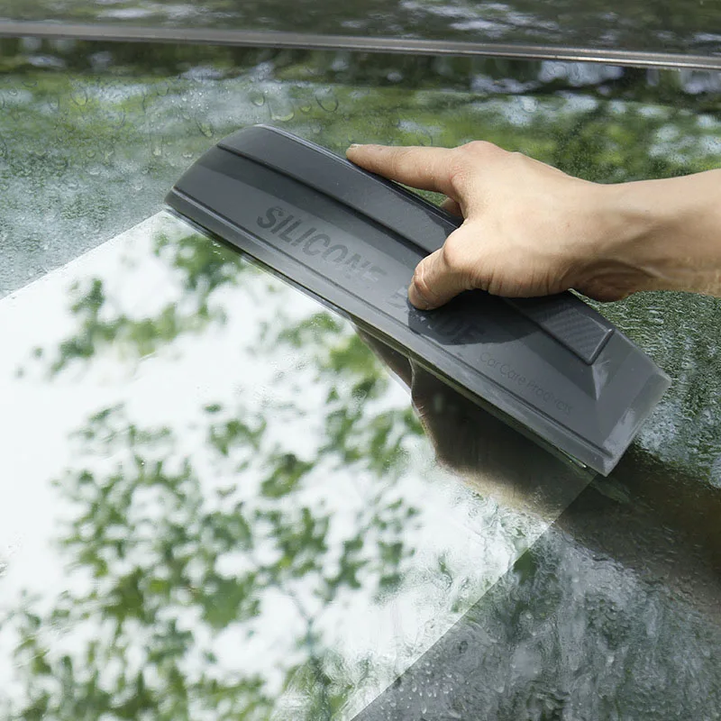 Rodo prático de silicone macio sem arranhões, Ferramentas do envoltório do carro, Limpador de água da janela, Lâmina de secagem, Limpe o filme de raspagem