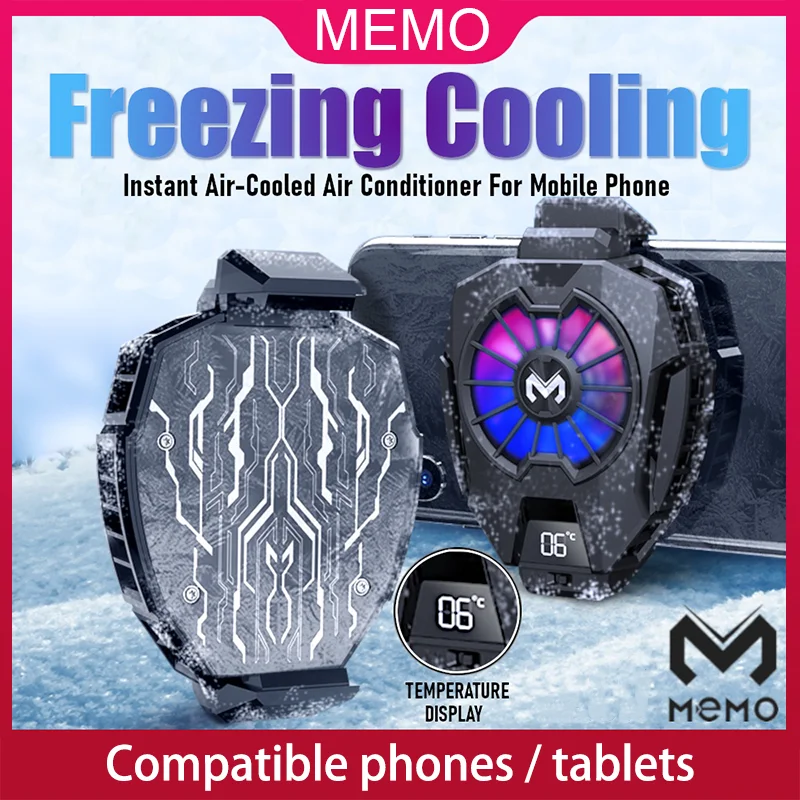 MEMO DL05 DL06 FL05 Mobile Phone Cooler Cooling Fan Radiator For PUBG Phone Cooler System Cool