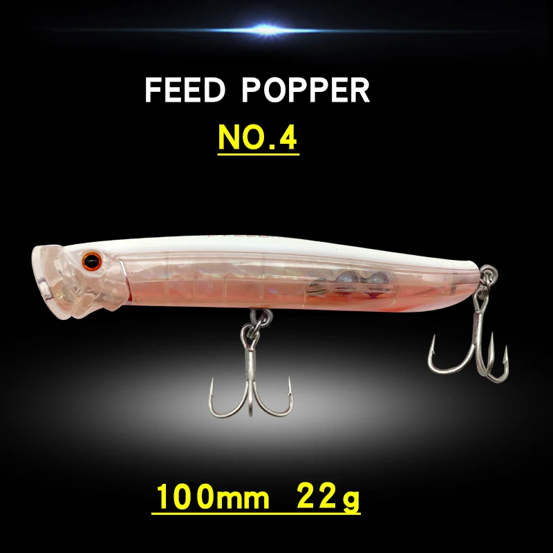 Tackle House Feed Popper 22g 100mm Fishing lures Topwater Floating Wobbler Hard bait for GT Fishing lure 100% original