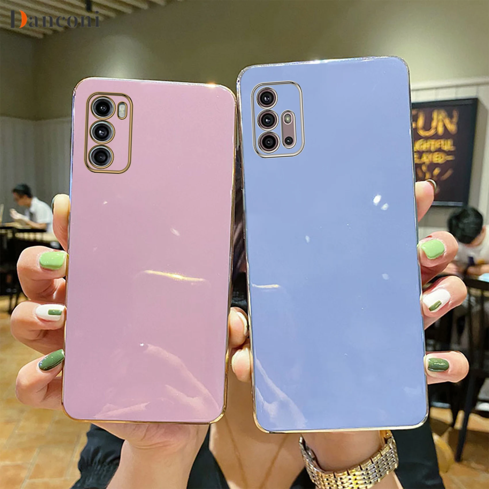 Luxury Plating Silicone Phone Case Cover