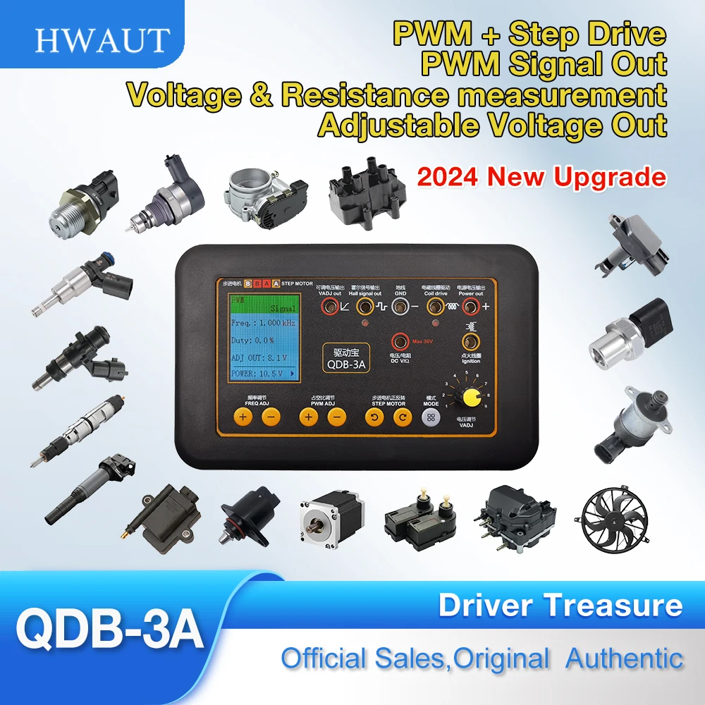 Qdb-3A Tester Della Bobina Di Accensione Dell'Automobile Motore Passo-Passo Del Minimo Dell'Automobile Elettrovalvola Iniettore Attuatore Rilevatore D