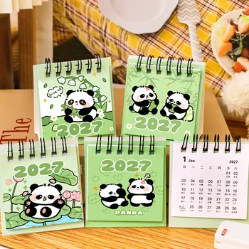 Calendario da scrivania 2027, mini calendari da viaggio portatili, perfetti per la casa, l'ufficio, la scuola, la pianificazione dell'agenda quotidiana, decorazioni per la casa