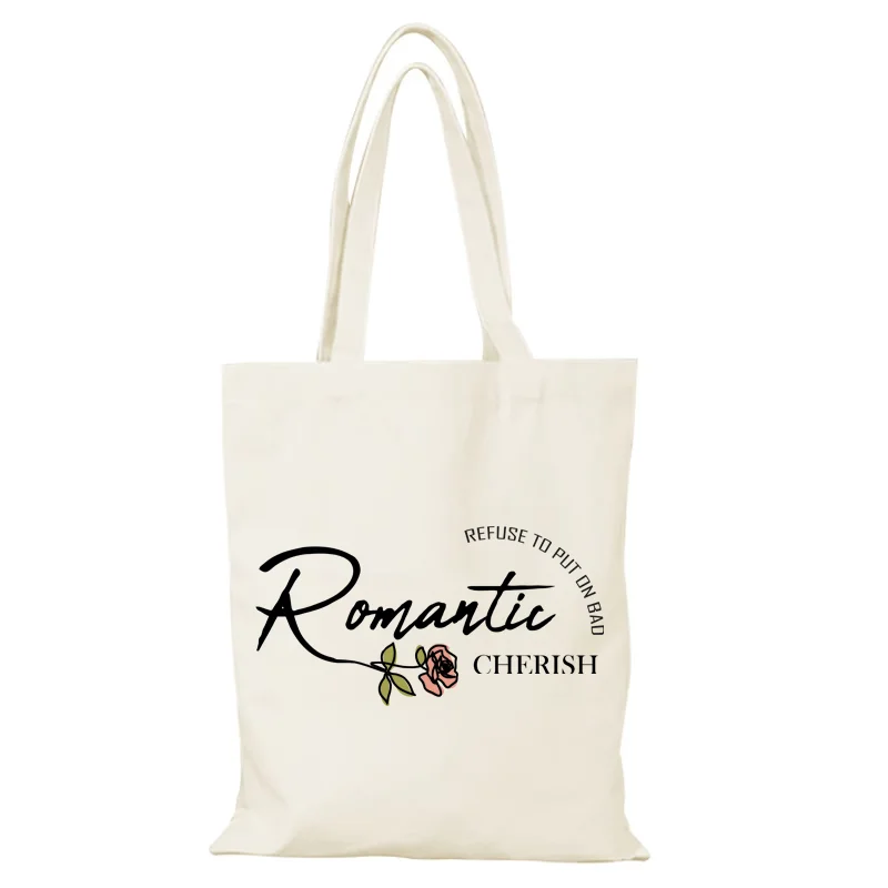 Personalisierte Tasche Rose Handtaschen Mode Stofftaschen die Einkaufstasche Damen Handtasche Eco Shopper Shopping Canvas Schulter Lady Folding – Detail 10