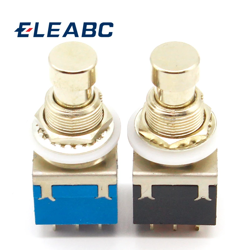 3pdt 9 Pins Guitar Effects Push Button Switch Foot Pedal Switches