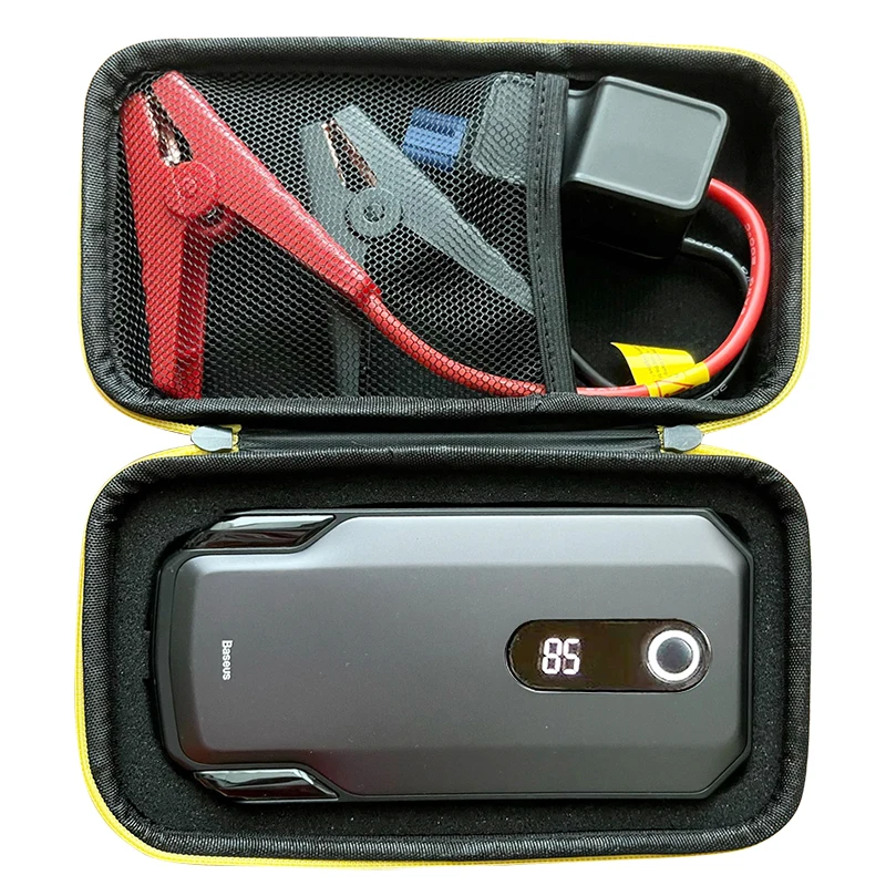 새로운 하드 여행 보호 가방 Baseus 20000mAh 점프 스타터 보조베터리 2000A 12V 휴대용 자동차 배터리 스타터에 대 한 운반 커버 케이스