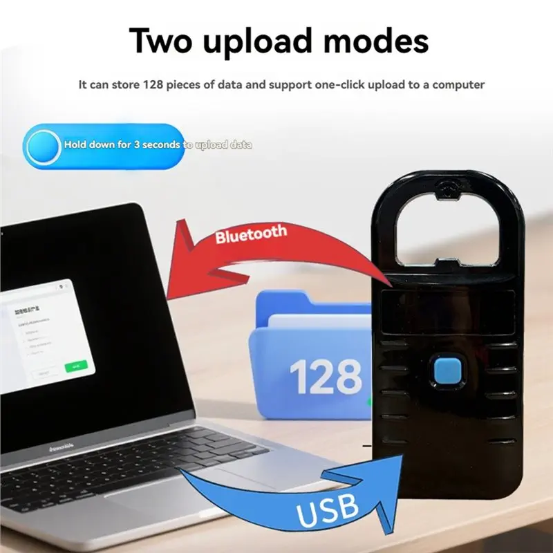 AY14 - 동물 스캐너 134.2Khz/125KHZ 동물 ID 리더 USB+블루투스 애완동물 칩 스캐너 EMID/FDX-B ISO11784/85 지원