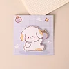 4Pcs/Set Kawaii Cartoon Animal Memo Pad Cute Panda Bear Dog Rabbit Sticky Note Student Office Stationery Self-Adhesive Notes 5
